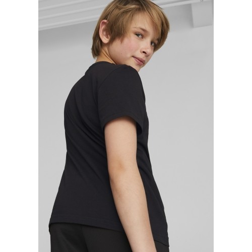 Koszulka Puma Ess Logo Tee dla młodzieży, czarna, 586960 01