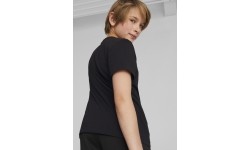 Koszulka Puma Ess Logo Tee dla młodzieży, czarna, 586960 01
