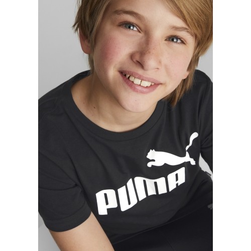 Koszulka Puma Ess Logo Tee dla młodzieży, czarna, 586960 01