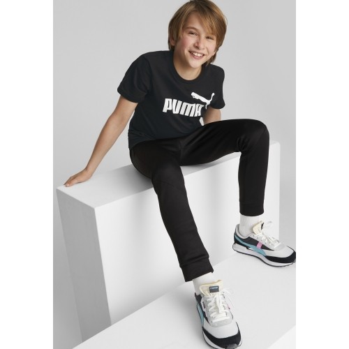 Koszulka Puma Ess Logo Tee dla młodzieży, czarna, 586960 01