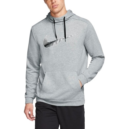 Bluza męska Nike M NK Dry Hoodie PO Swoosh, szara CJ4268 063