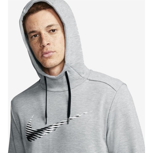 Bluza męska Nike M NK Dry Hoodie PO Swoosh, szara CJ4268 063