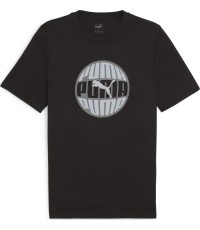 Puma Marškinėliai Vyrams Graphics Circular Black 680174 01