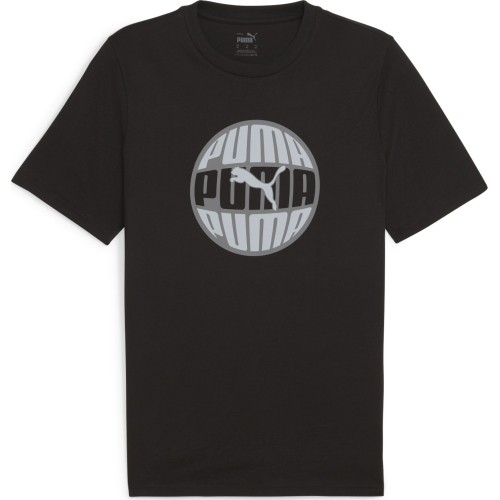 Puma Marškinėliai Vyrams Graphics Circular Black 680174 01