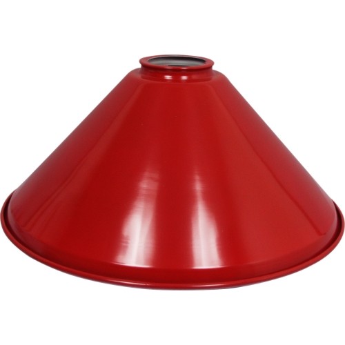 Czerwony klosz lampy 37 cm