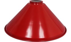 Luźny czerwony klosz 37cm