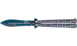 Nóż Joker JKR643 motyl damasceński kolorowy