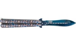 Nóż Joker JKR643 motyl damasceński kolorowy