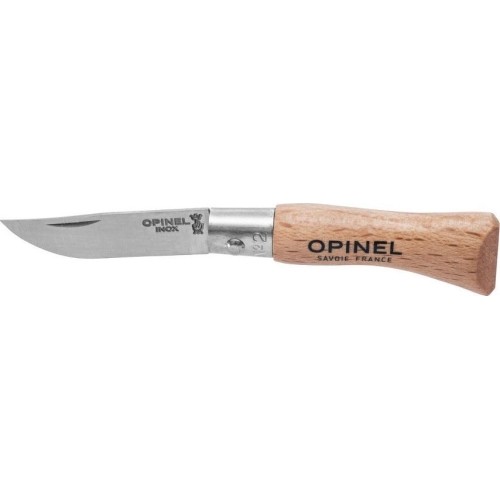 Opinel 02 inox nóż bukowy
