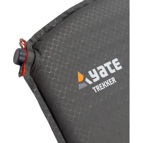 Samopompująca się mata YATE Trekker 3,8 szara