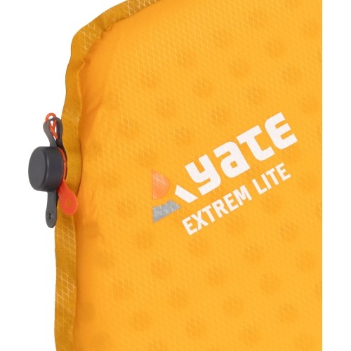 Samopompująca się mata YATE EXTREM LITE 3,8, żółto-szara