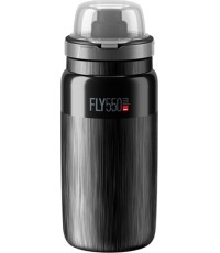 Bidon Elite FLY MTB 550ml (czarny/szare logo)