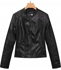 Glo Story Dirbtinės Odos Striukė Moterims Black WPY 4216-1