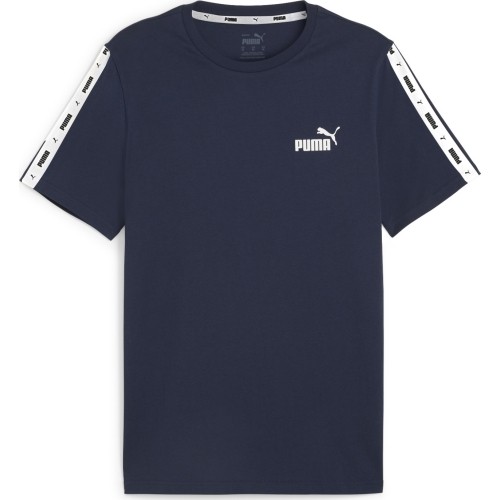 Koszulka męska Puma Ess+ Tape Tee Navy 847382 14