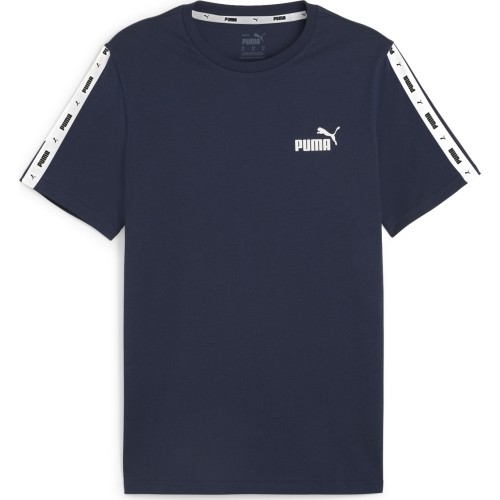 Koszulka męska Puma Ess+ Tape Tee Navy 847382 14