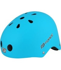 Kask FORCE BMX 58-63cm L-XL (matowy niebieski)
