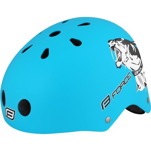 Kask FORCE BMX 58-63cm L-XL (matowy niebieski)
