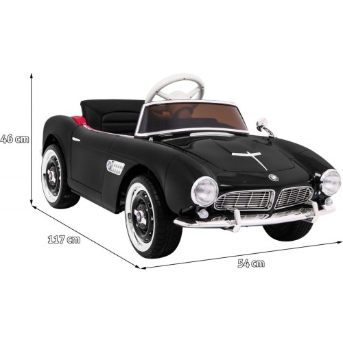Pojazd elektryczny BMW 507 Retro Black