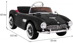 Pojazd elektryczny BMW 507 Retro Black
