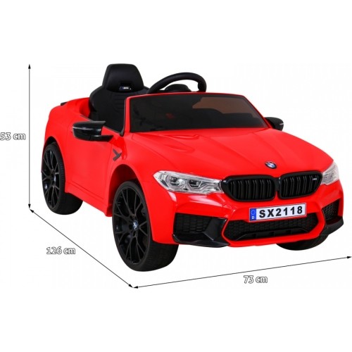 Pojazd BMW M5 DRIFT czerwony