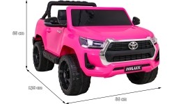 Pojazd Toyota Hilux różowy