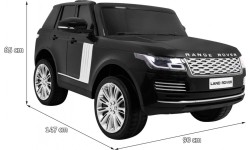 Pojazd elektryczny Range Rover HSE, czarny