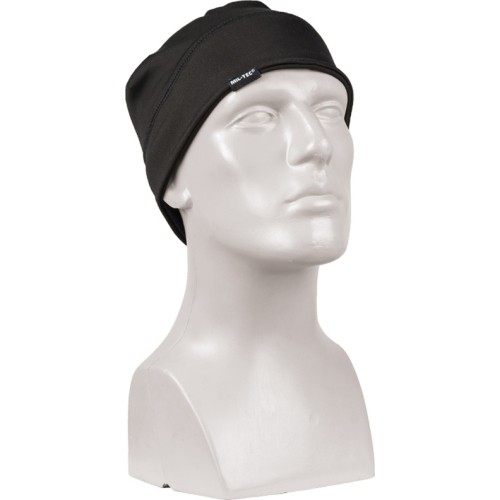 ELASTIC BLACK HAT FLEECE