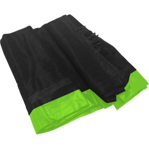 Siatka zabezpieczająca do trampoliny 12FT - 8 słupków zielona