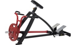 Stojąca maszyna do podciągania/wiosłowania Steelflex Plateload Line PLSR - Black-Red