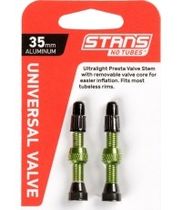 Zawory do opon bezdętkowych Stan's NoTubes 35 mm (zielone)