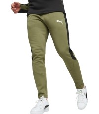 Puma Evostripe spodnie dresowe męskie czarno-zielone 678997 33
