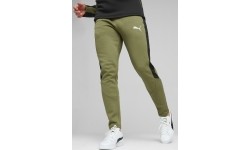 Puma Evostripe spodnie dresowe męskie czarno-zielone 678997 33