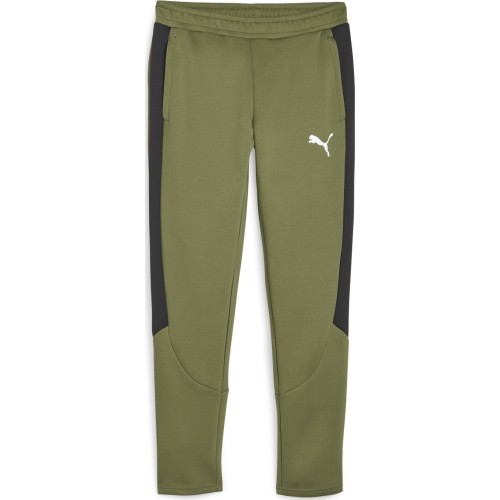 Puma Evostripe spodnie dresowe męskie czarno-zielone 678997 33