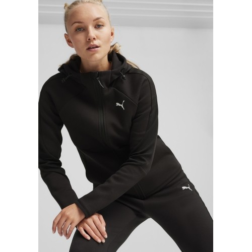 Puma Džemperis Moterims Evostripe Fz Hoodie Black 677878 01