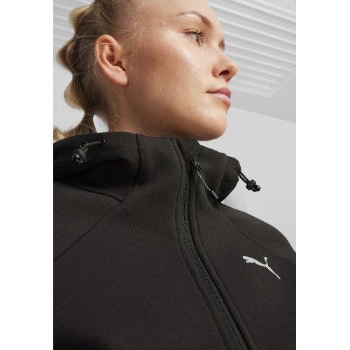 Puma Džemperis Moterims Evostripe Fz Hoodie Black 677878 01