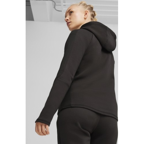 Puma Džemperis Moterims Evostripe Fz Hoodie Black 677878 01