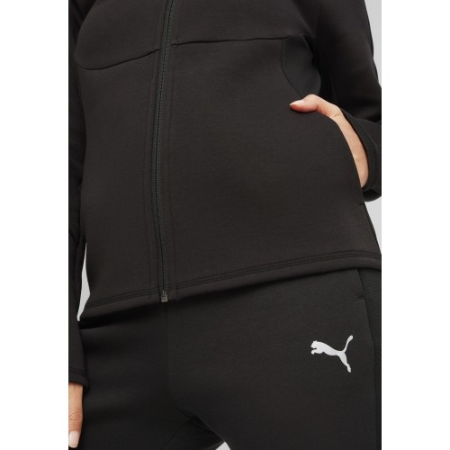 Puma Džemperis Moterims Evostripe Fz Hoodie Black 677878 01