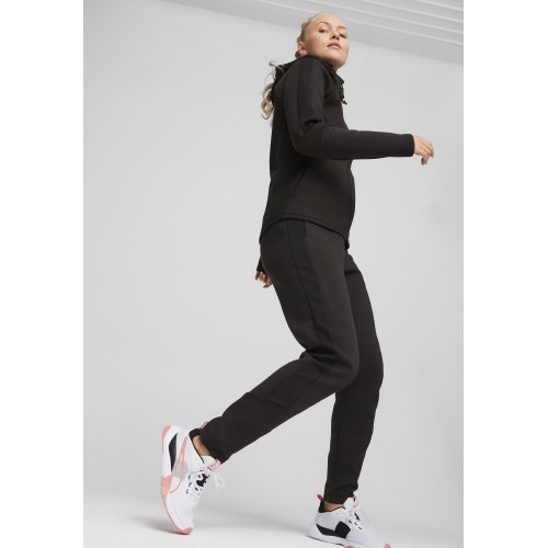 Puma Džemperis Moterims Evostripe Fz Hoodie Black 677878 01