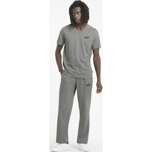 Spodnie sportowe męskie Puma Ess Logo Pants Tr szare 586720 03