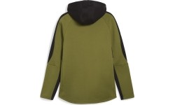 Męska bluza Puma Evostripe Full-Zip czarno-zielona 678995 33