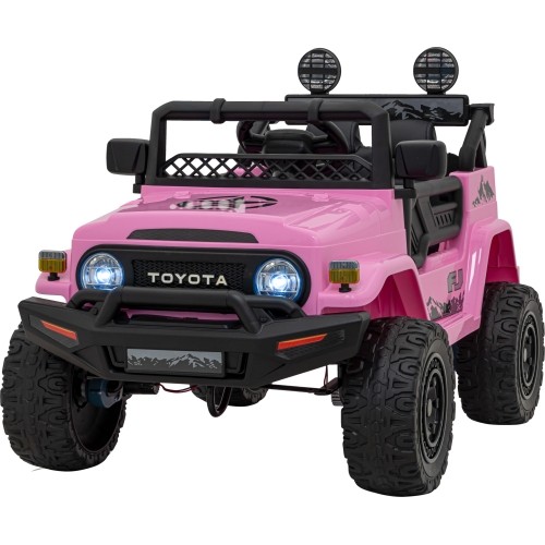 Toyota FJ Cruiser samochód elektryczny, różowy