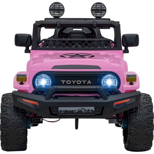 Toyota FJ Cruiser samochód elektryczny, różowy