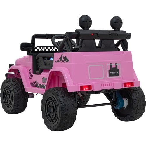 Toyota FJ Cruiser samochód elektryczny, różowy