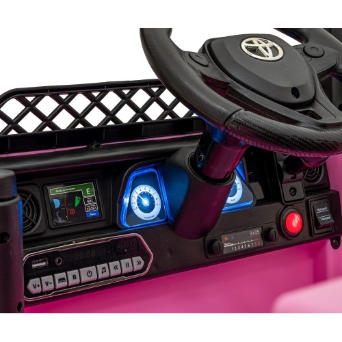 Toyota FJ Cruiser samochód elektryczny, różowy