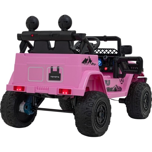 Toyota FJ Cruiser samochód elektryczny, różowy