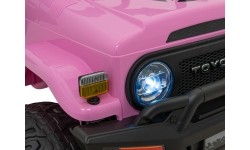Toyota FJ Cruiser samochód elektryczny, różowy