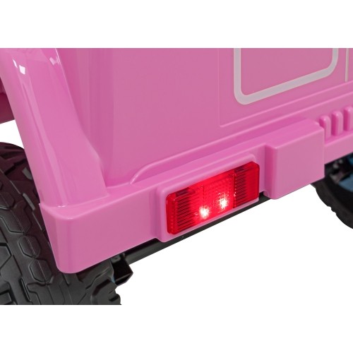Toyota FJ Cruiser samochód elektryczny, różowy