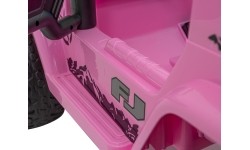 Toyota FJ Cruiser samochód elektryczny, różowy