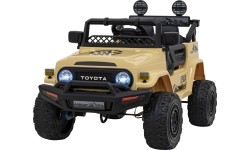 Samochód elektryczny dla dzieci Toyota FJ Cruiser, beżowy