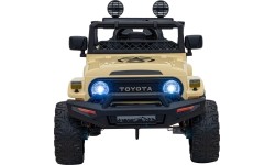 Samochód elektryczny dla dzieci Toyota FJ Cruiser, beżowy